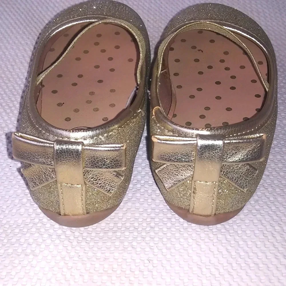 Wonder Nation Baby Girl Ballet Flat Shoes Size 5